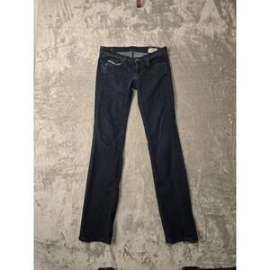 DIESEL Doozy Wash 008FE Stretch Jeans Straight Blue Denim size 30x32